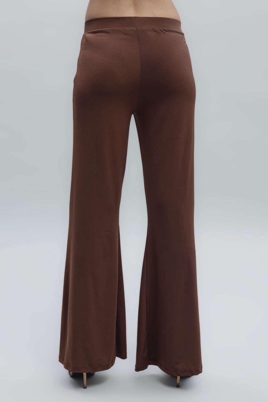 Bayan Kahverengi İspanyol Paça Pantolon