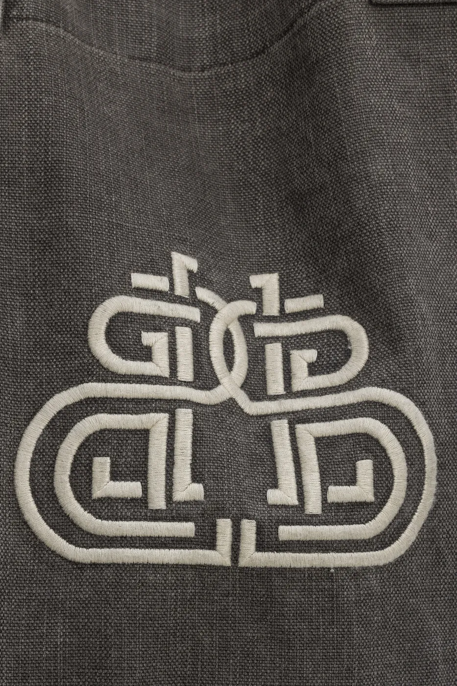 Bayan Kahverengi Nakışlı Bez Çanta