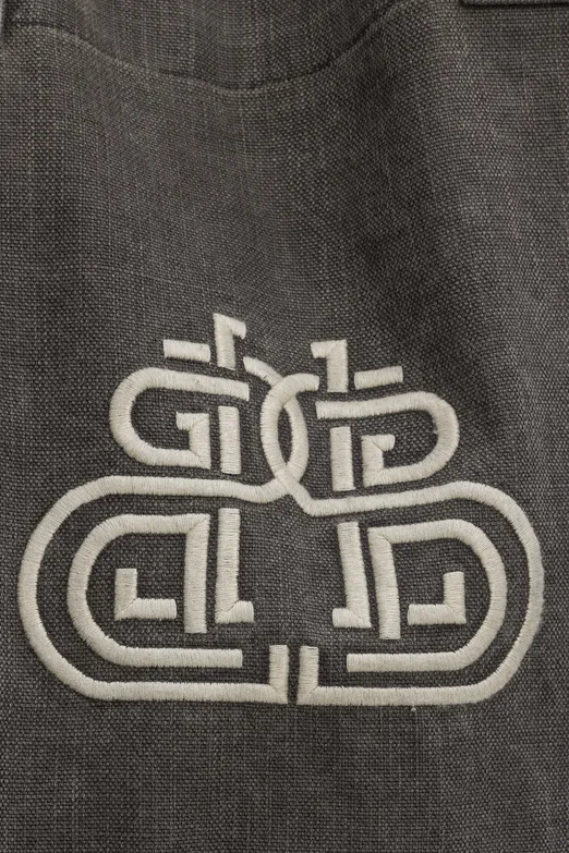 Bayan Kahverengi Nakışlı Bez Çanta - BSL