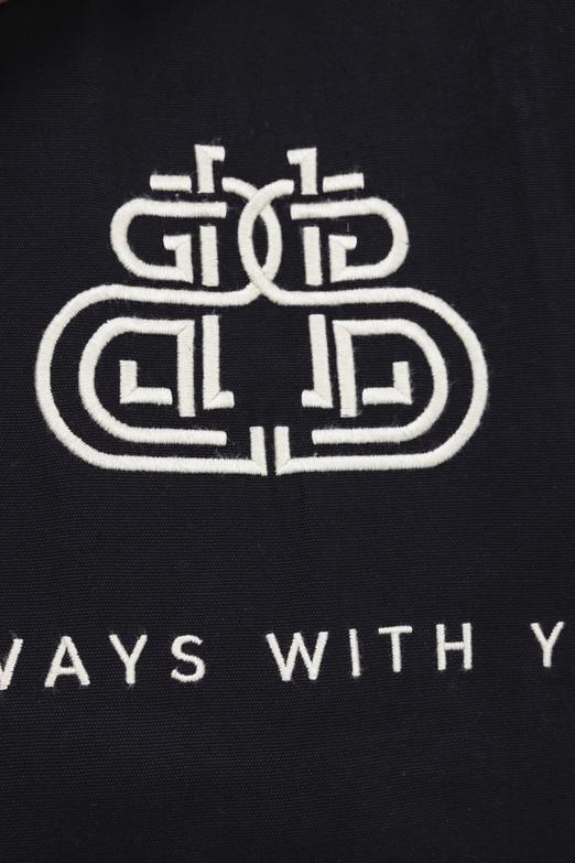 Bayan Siyah Nakışlı Bez Çanta - BSL