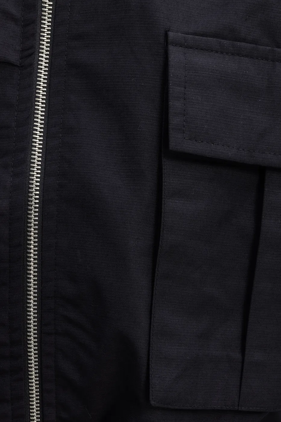 Bayan Siyah Kargo Cepli Mont