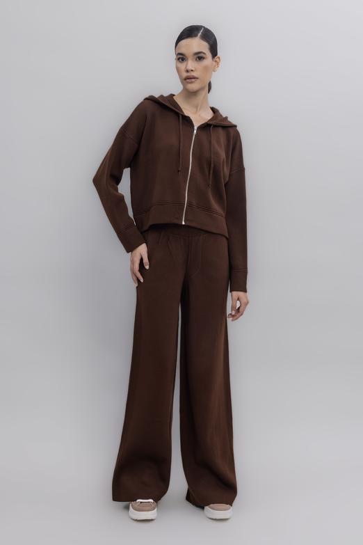 Bayan  Cepli Triko Bol Pantolon