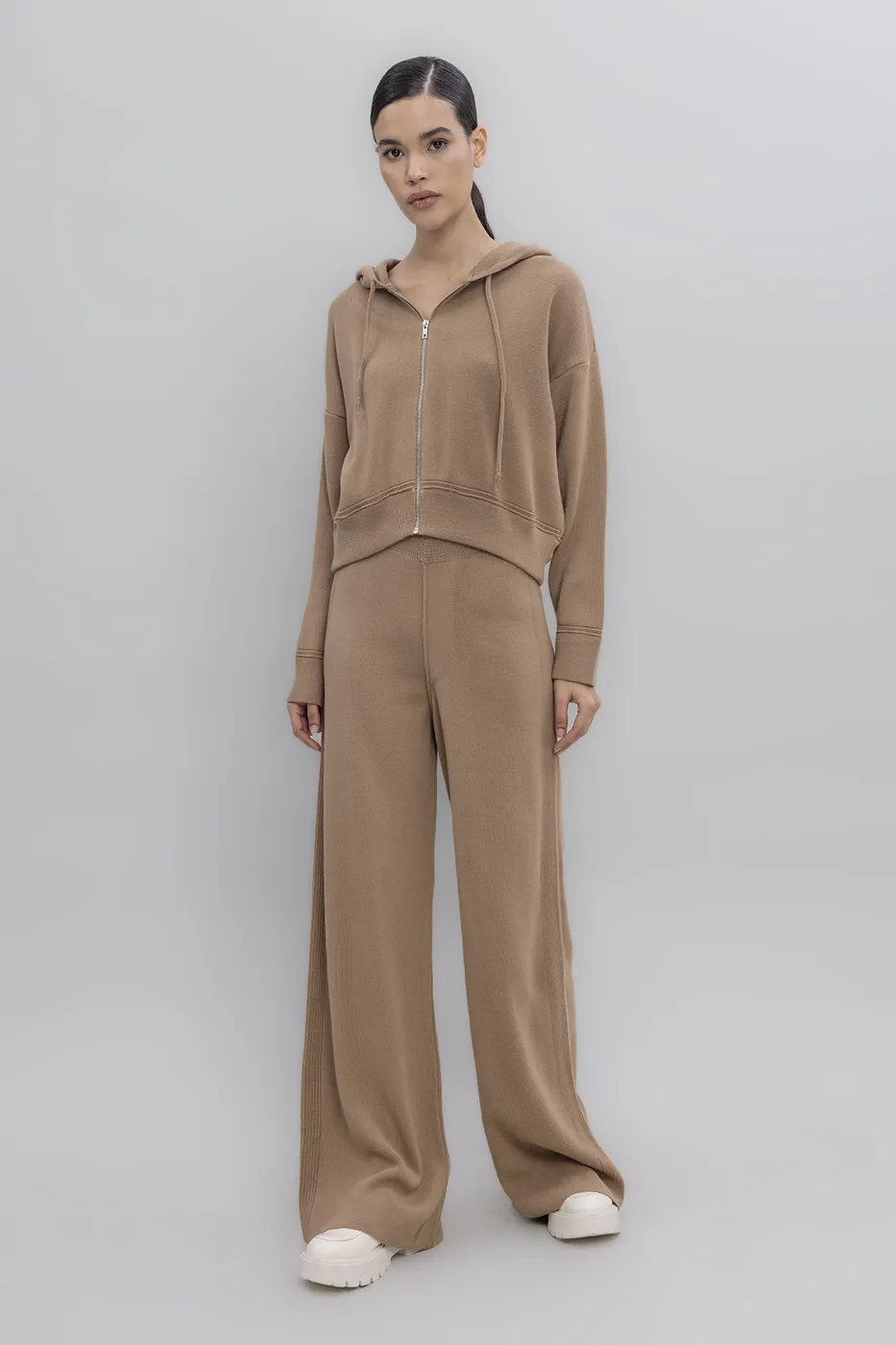 Bayan Vizon Cepli Triko Bol Pantolon