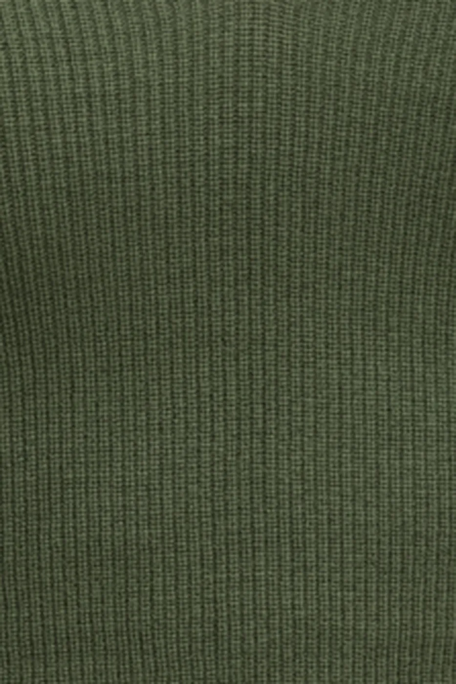 Bayan Haki Triko Carmen Yaka Crop Top