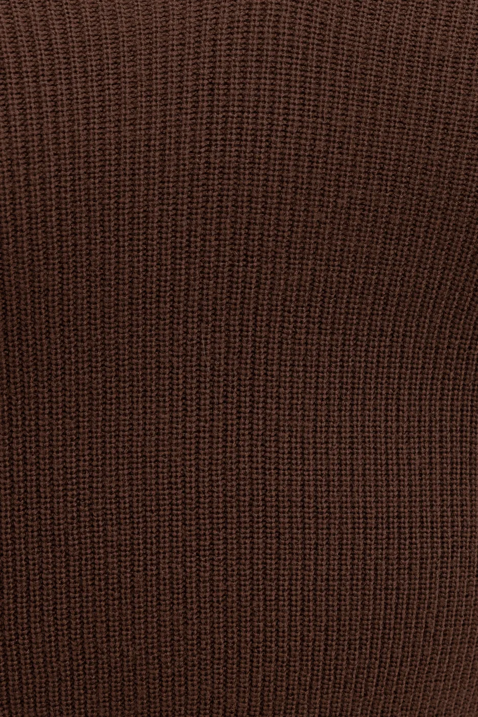 Bayan Kahverengi Triko Carmen Yaka Crop Top