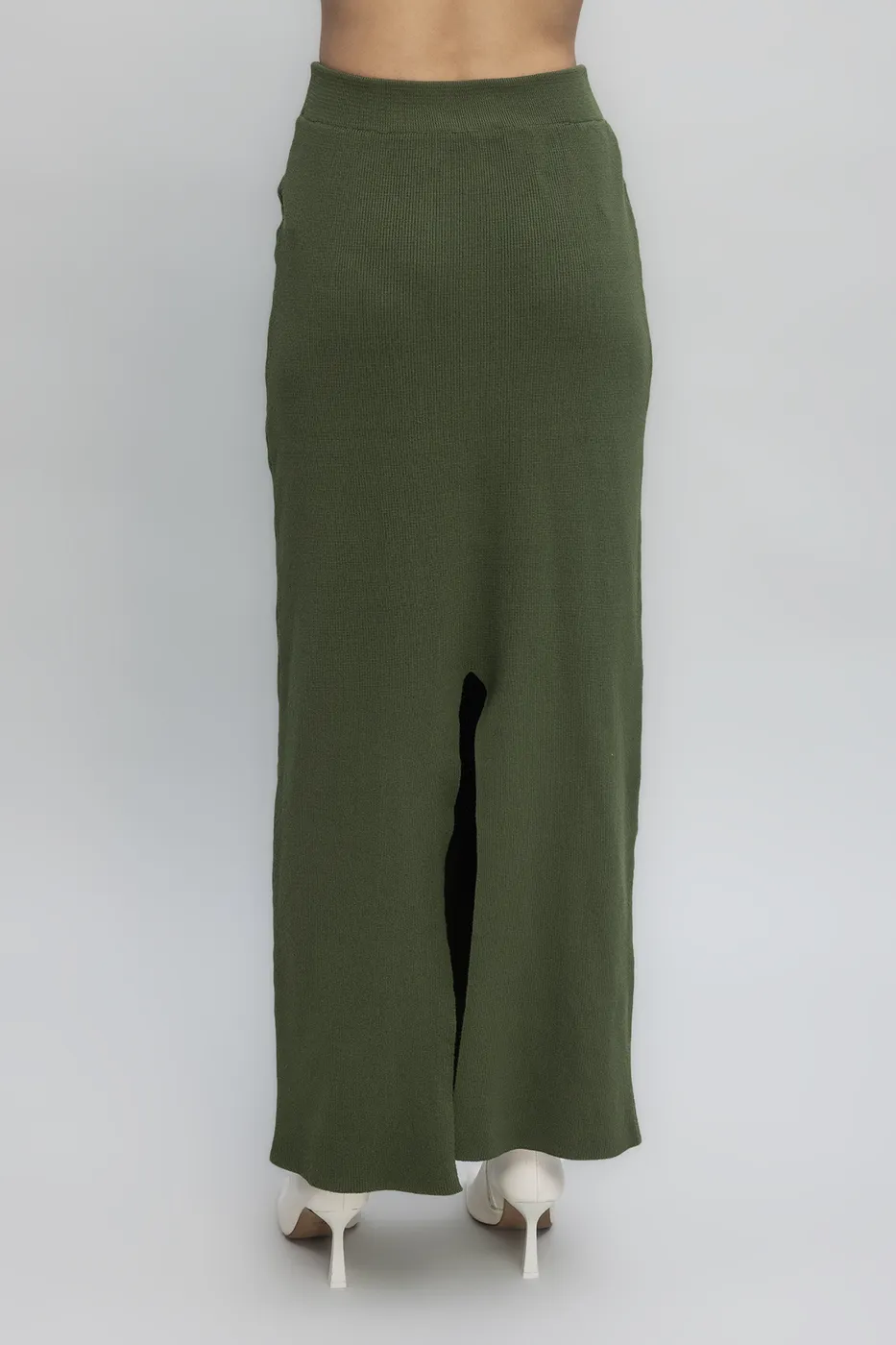 Bayan Haki Triko Maksi Kalem Etek