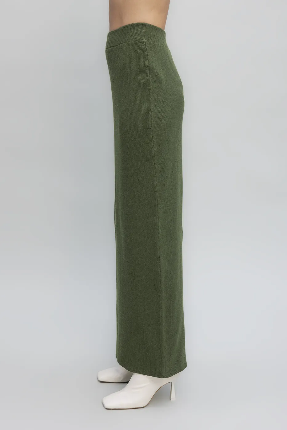 Bayan Haki Triko Maksi Kalem Etek