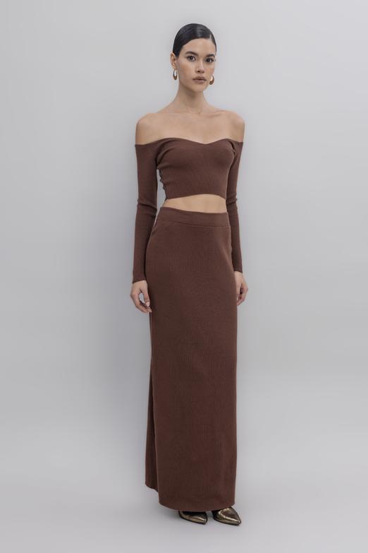 Bayan  Triko Maksi Kalem Etek