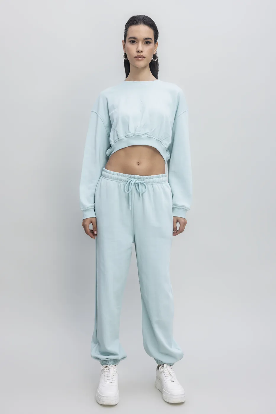 Bayan Yeşil Basıc Jogger Pantolon