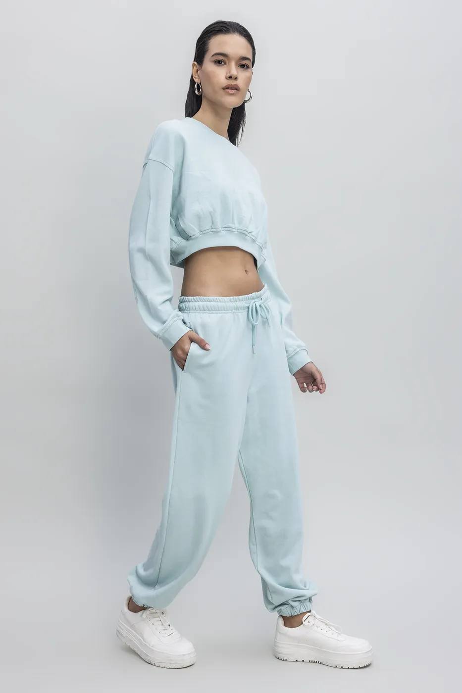 Bayan Yeşil Basıc Jogger Pantolon