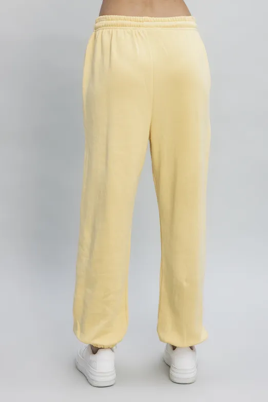 Bayan Sarı Basıc Jogger Pantolon - BSL