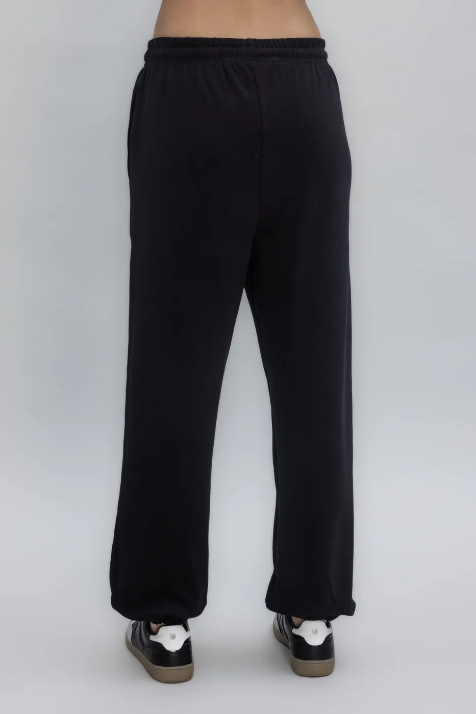 Bayan Siyah Basıc Jogger Pantolon