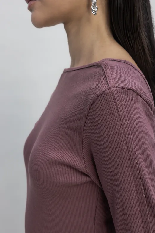 Bayan Pudra Sırt Dekolteli Top - BSL