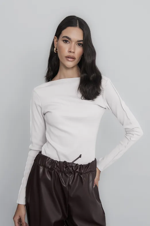 Bayan Taş Sırt Dekolteli Top - BSL