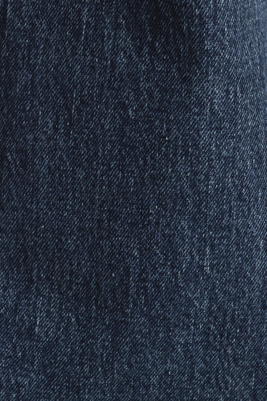 Bayan Lacivert İspanyol Paça Denim Pantolon