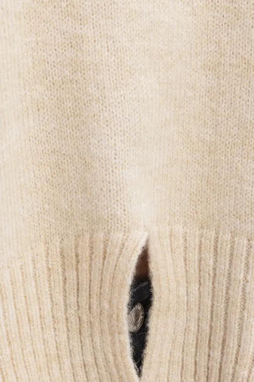 Bayan Bej Basic Triko Kazak - BSL