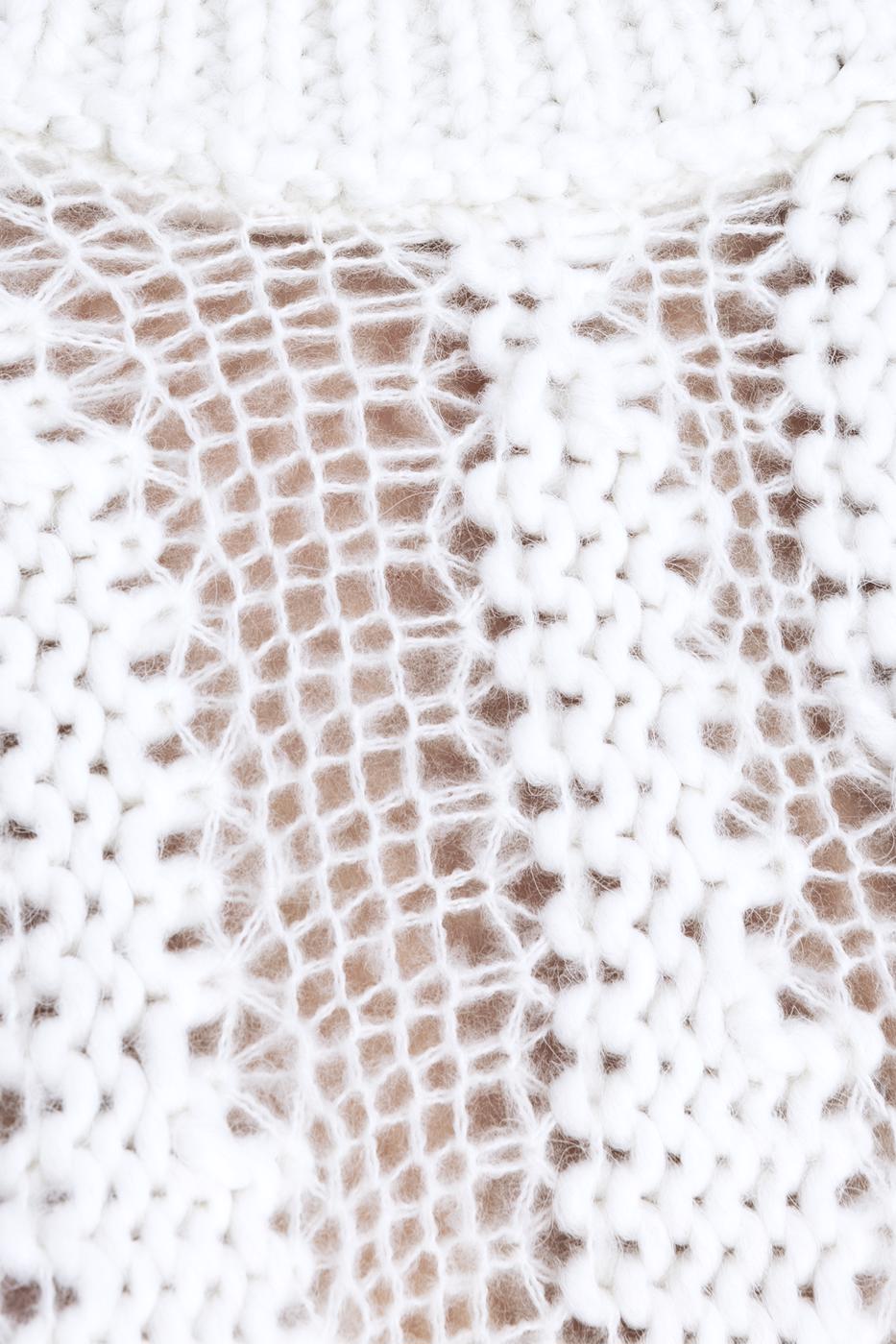 Bayan Ekru Triko Bolero Bluz