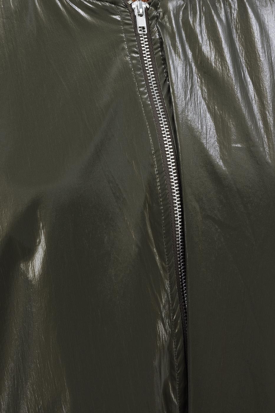 Bayan Haki Oversize Uzun Rugan Trençkot