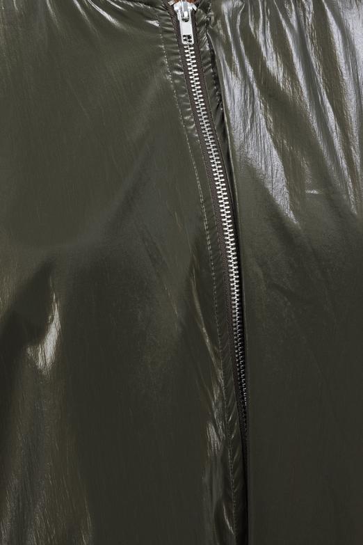 Bayan Haki Oversize Uzun Rugan Trençkot - BSL