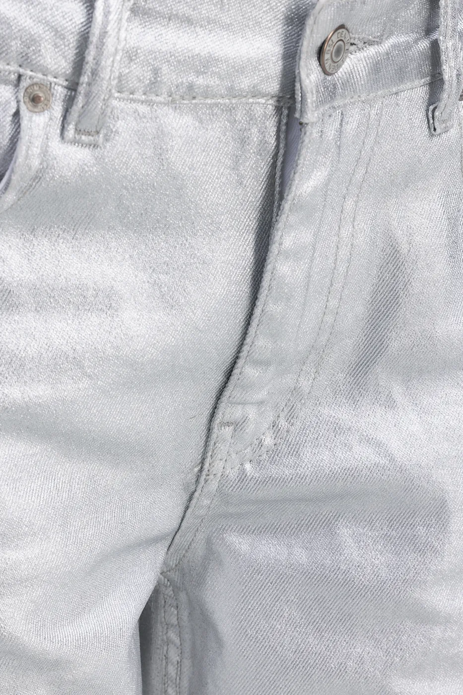 Bayan Gri Varaklı Pantolon