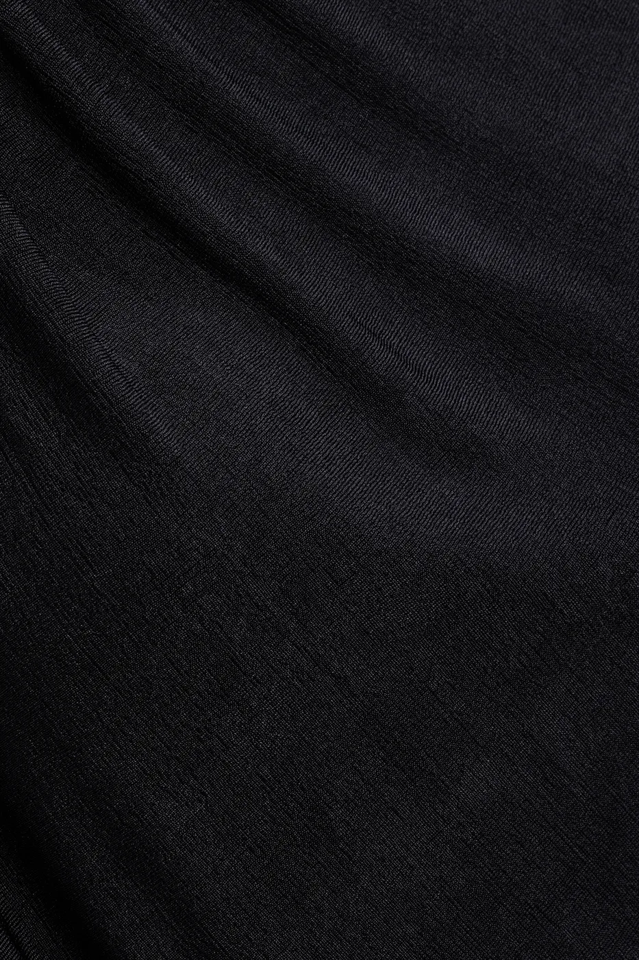 Bayan Siyah Drapeli Kolsuz Bluz