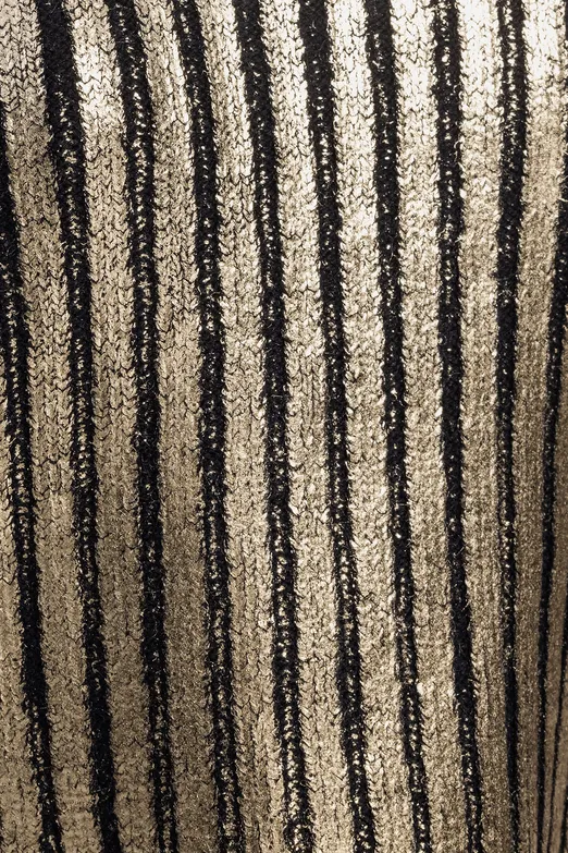 Bayan Siyah Varak Baskılı Kazak - BSL