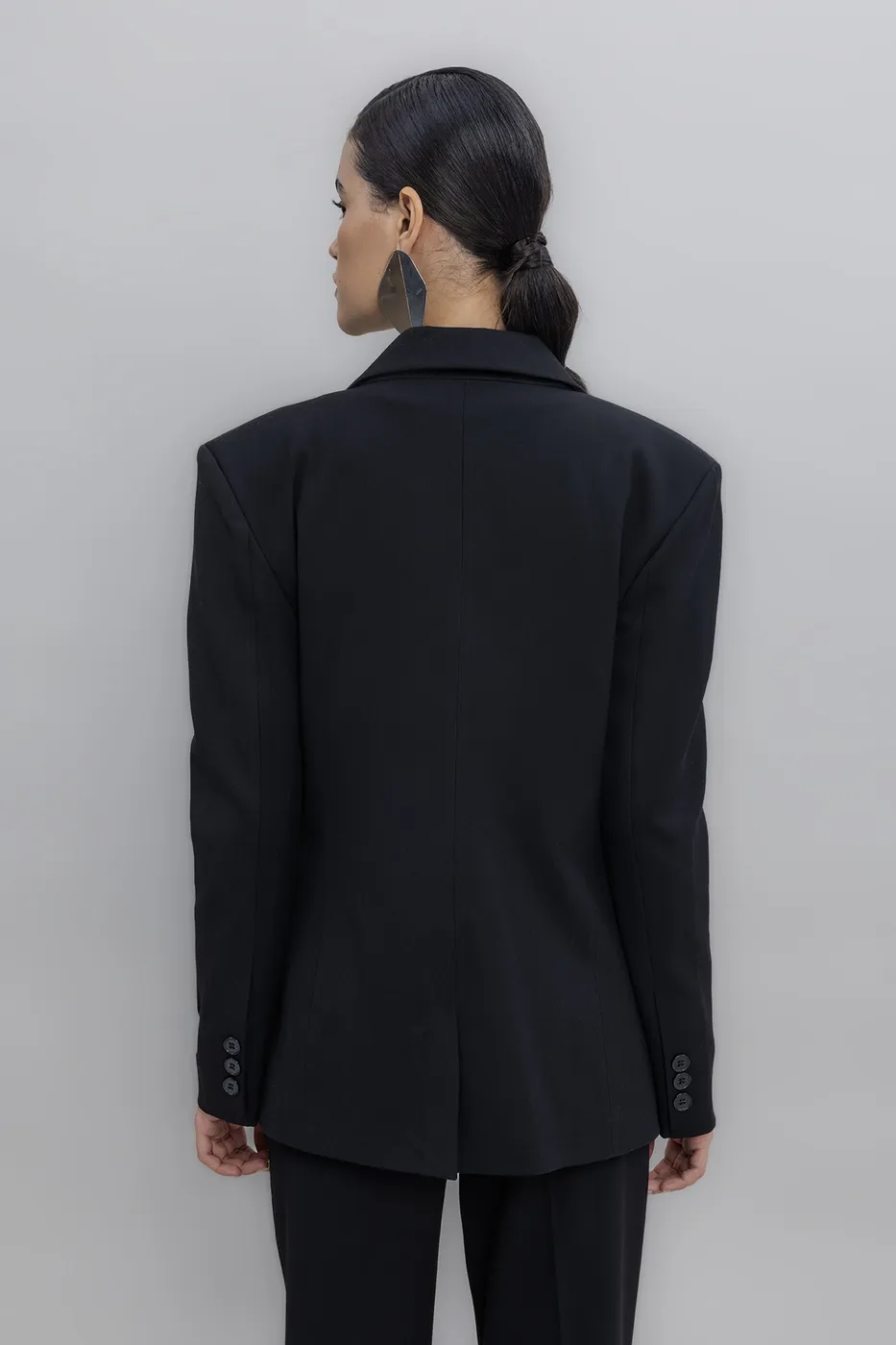 Bayan Siyah Blazer Ceket