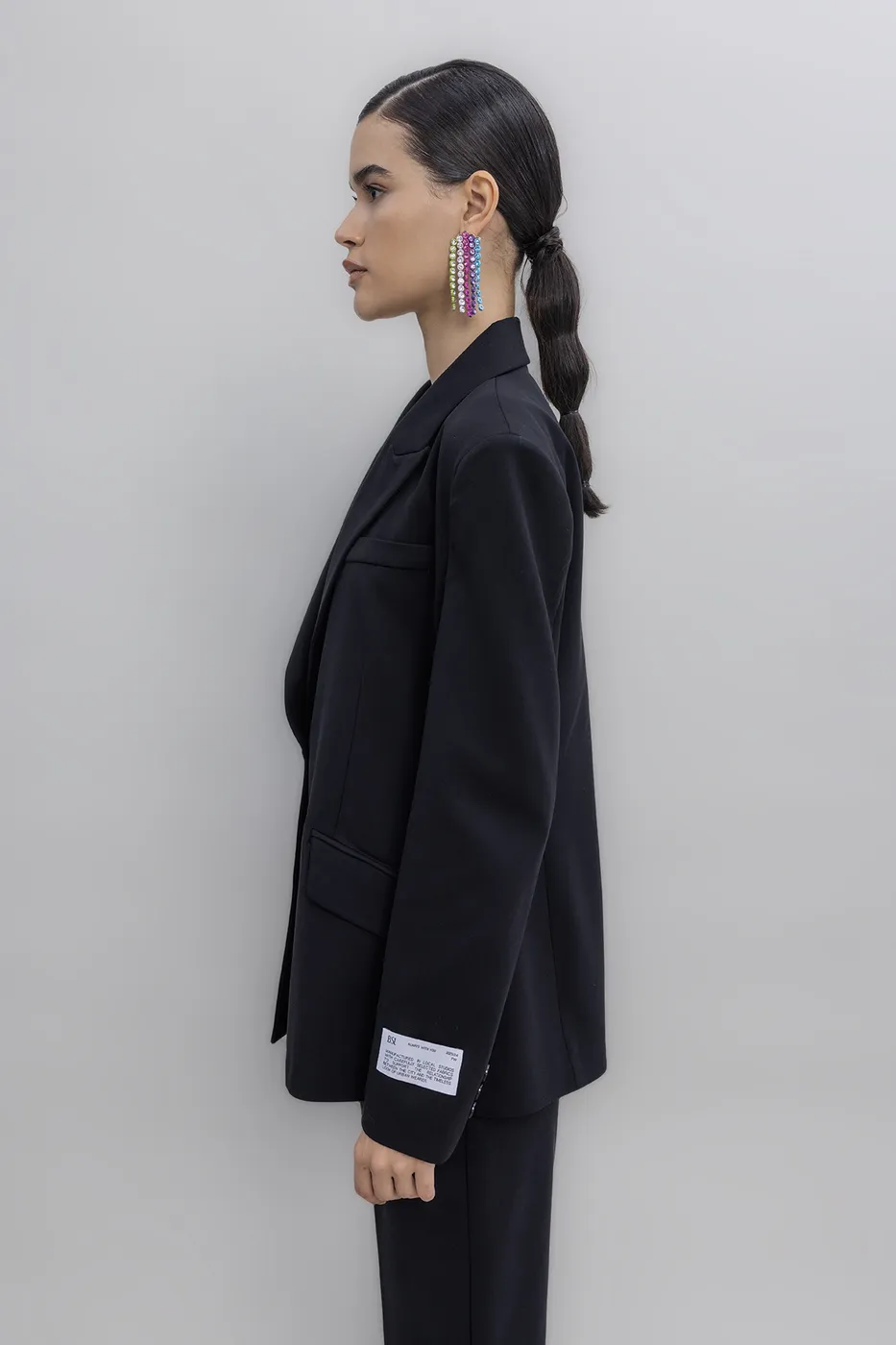 Bayan Siyah Blazer Ceket