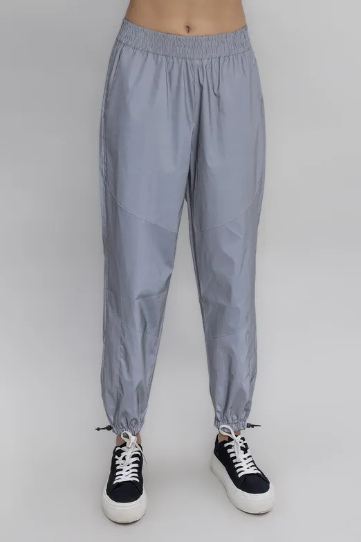 Bayan Gri Reflektörlü Jogger Pantolon - BSL