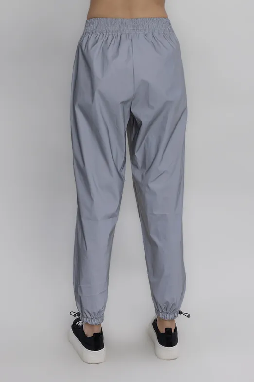 Bayan Gri Reflektörlü Jogger Pantolon - BSL