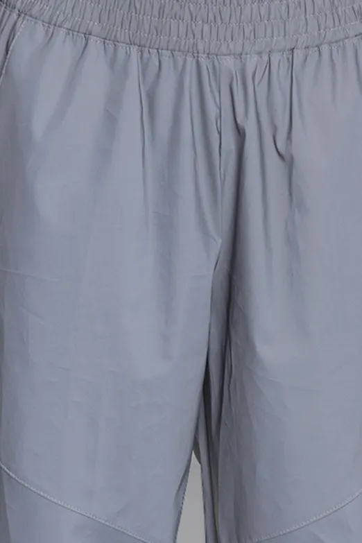 Bayan Gri Reflektörlü Jogger Pantolon - BSL
