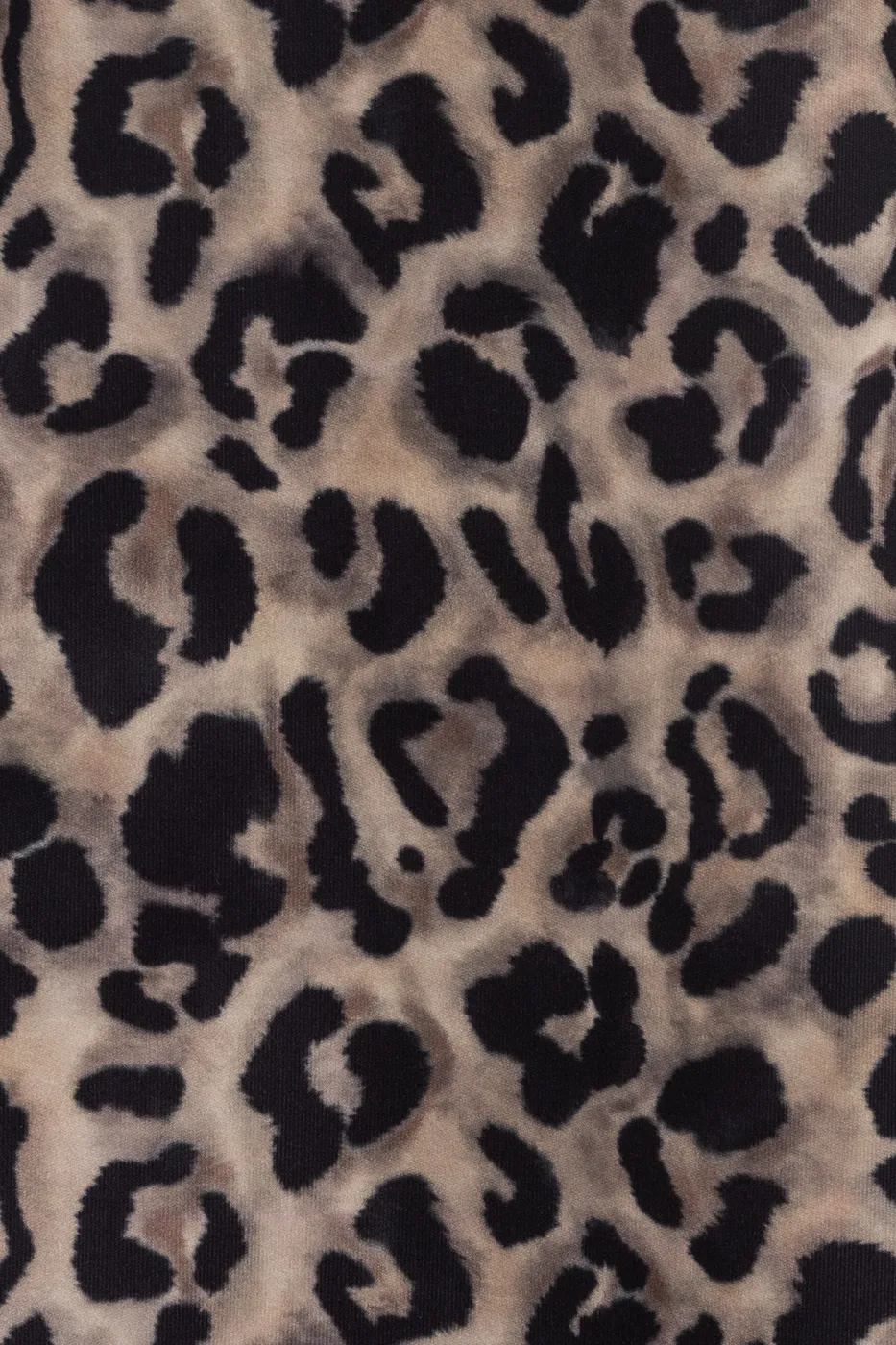 Bayan Bej İspanyol Paça Leopar Pantolon