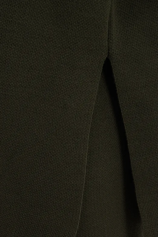 Bayan Haki Yakalı Oversize Triko Kazak - BSL