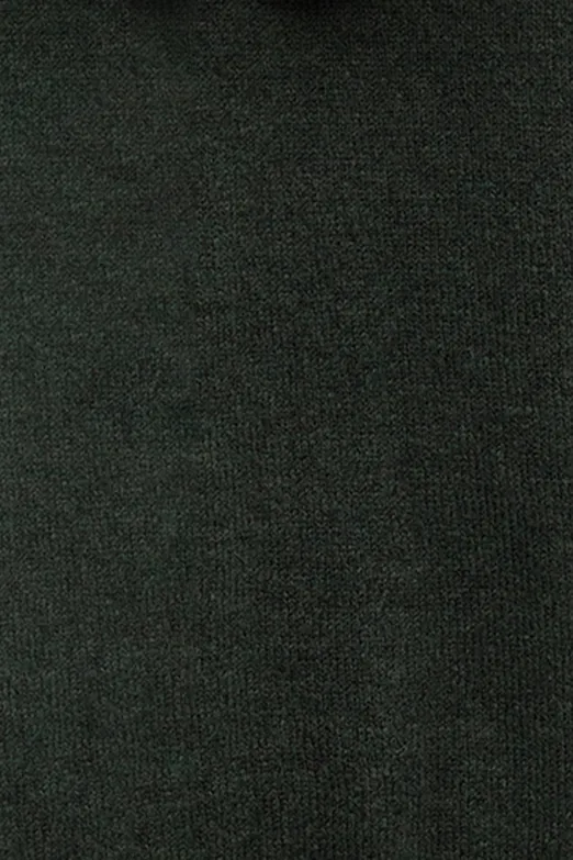Bayan Yeşil Triko Bol Pantolon - BSL