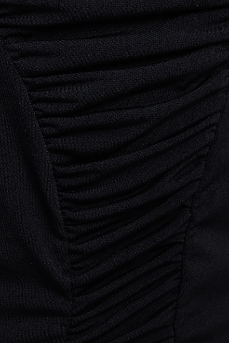 Bayan Siyah Sırt Dekolteli Midi Elbise