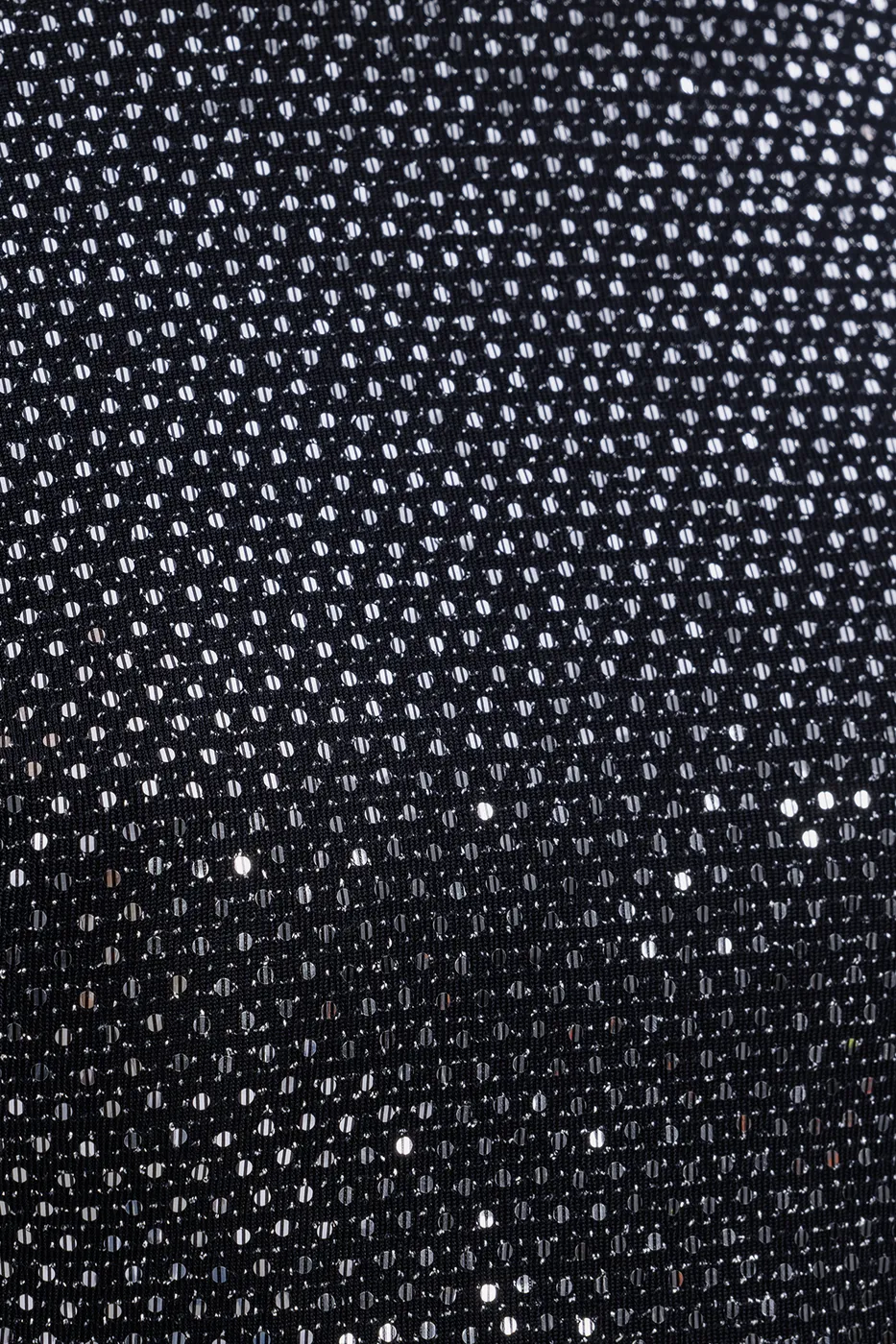 Bayan Siyah Pulpayet Crop Top