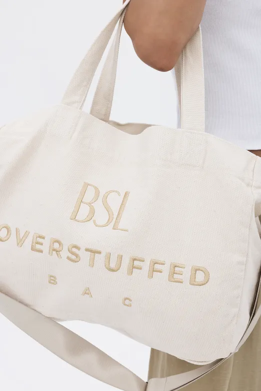 Bayan Ekru Canvas Çanta - BSL