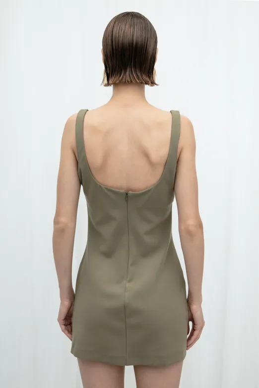 Bayan Haki Vücuda Oturan Mini Elbise - BSL