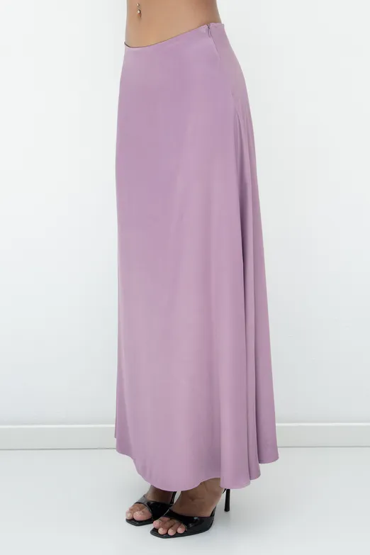 Bayan Pudra Saten Midi Boy Etek - BSL