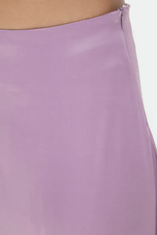 Bayan Pudra Saten Midi Boy Etek - BSL