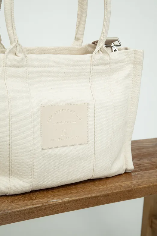 Bayan Bej Kanvas Çanta - BSL