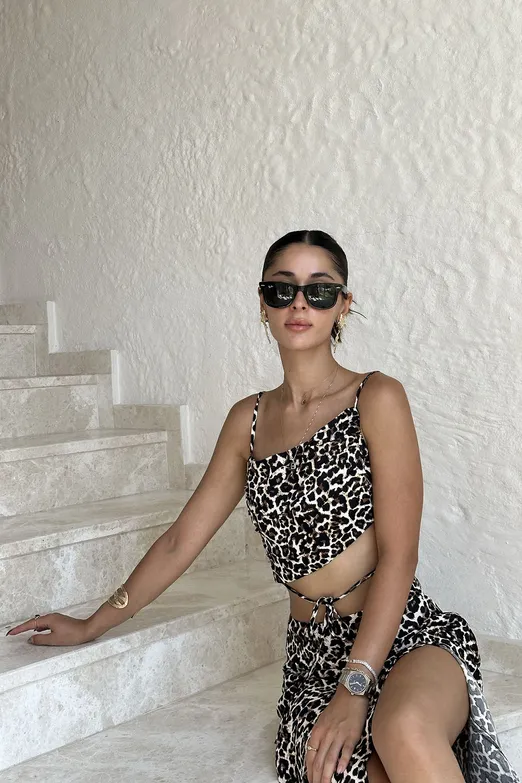 Bayan Bej Bağlama Detaylı Askılı Bustiyer - BSL