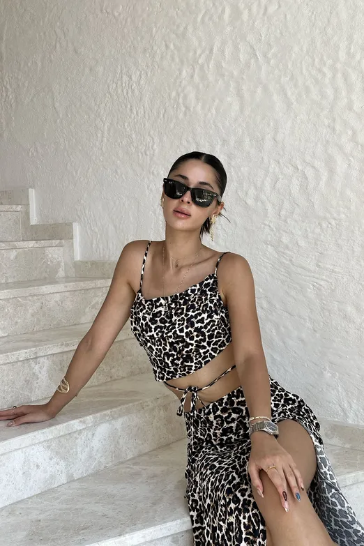 Bayan Bej Bağlama Detaylı Askılı Bustiyer - BSL