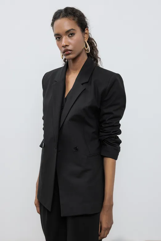 Bayan Siyah Blazer Ceket - BSL
