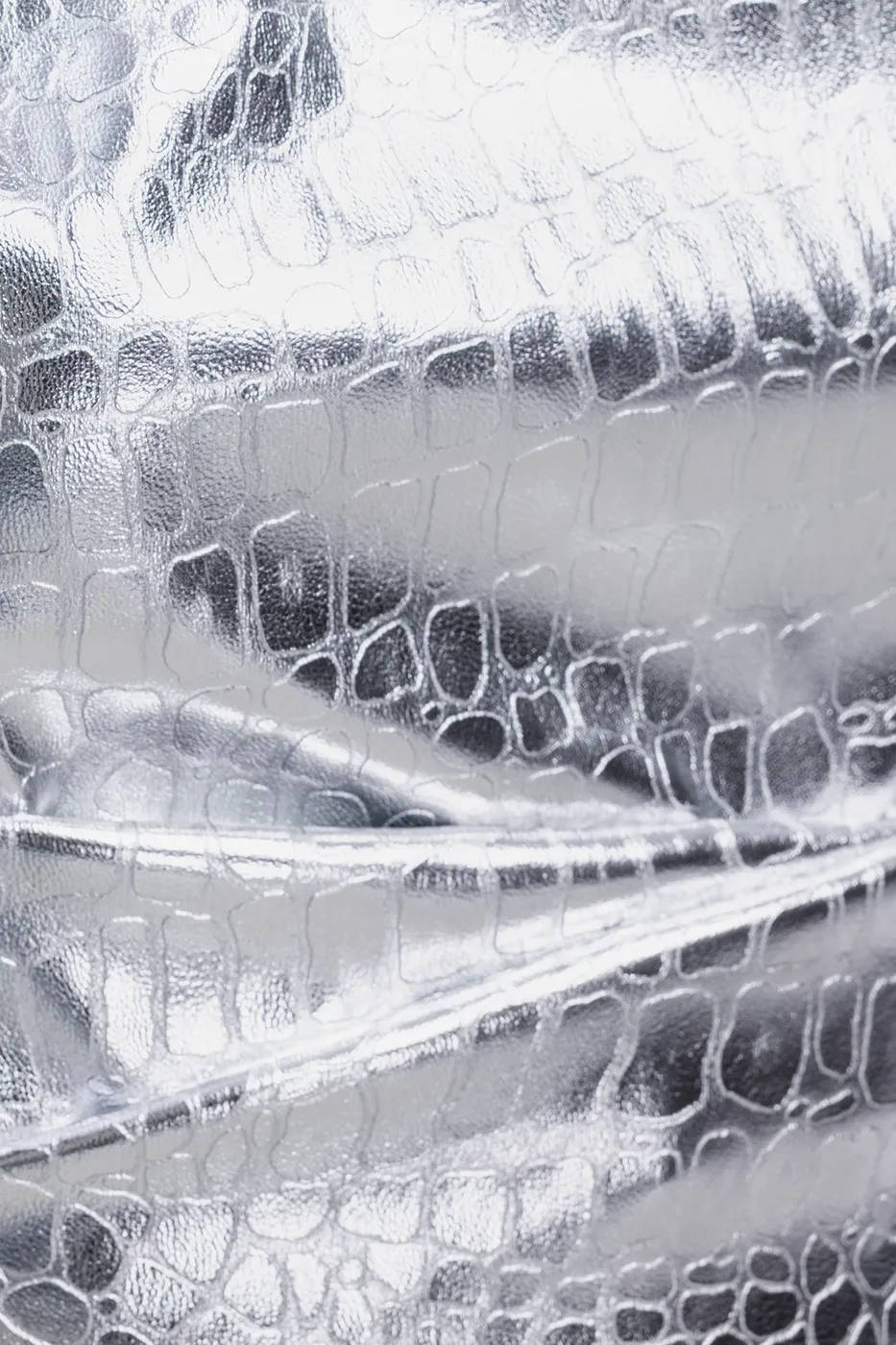 Bayan Gümüş Straplez Varak  Midiİ Elbise