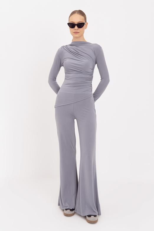 Bayan  İspanyol  Paça Pantolon