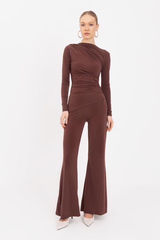 Bayan  İspanyol  Paça Pantolon