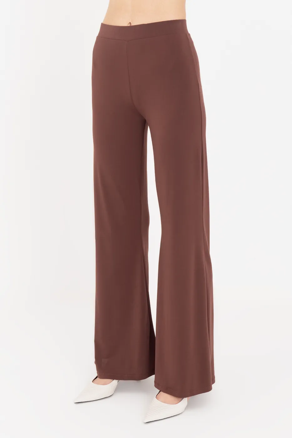 Bayan Kahverengi İspanyol  Paça Pantolon