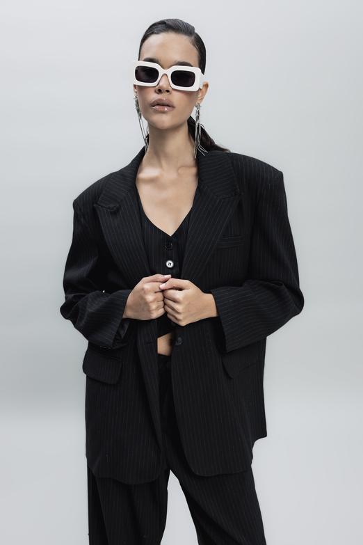 Bayan  Kruvaze Blazer Ceket