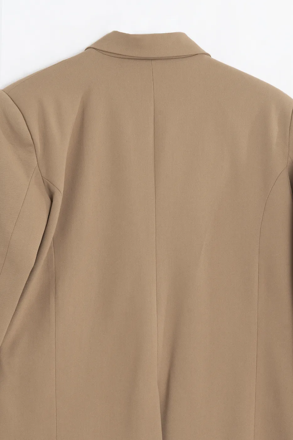 Bayan Bej Kruvaze Blazer Ceket